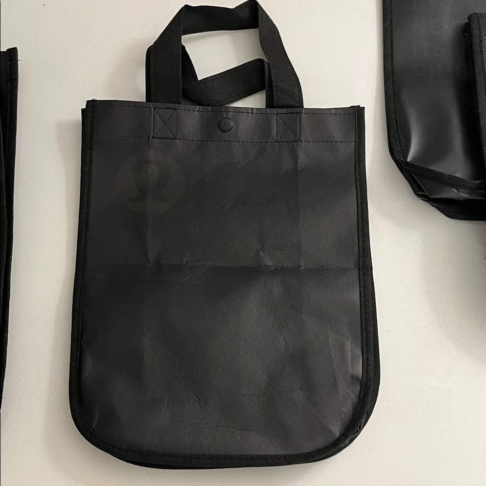 Lululemon Black Reusable Tote Bags - Picture 5 of 7